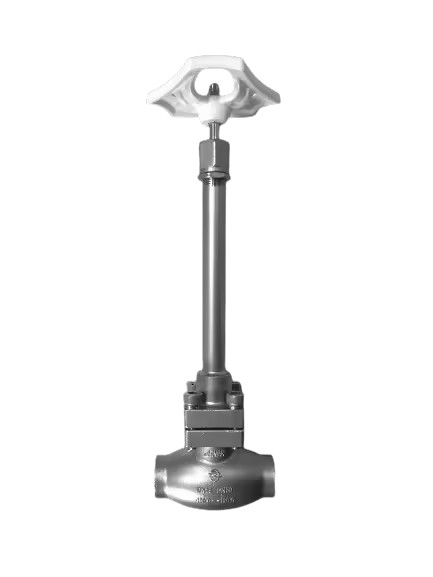 Valva criogénica de esfera de aço inoxidável PN50 para GNL/LOX/LN2/LAR/LCO2 para tanques/Skid, etc.