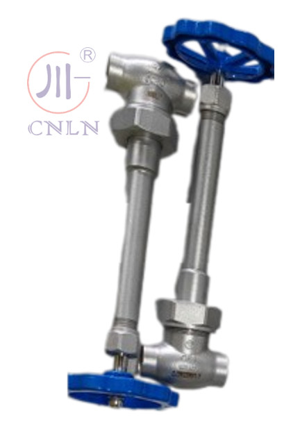 PN40 DN15 SS304/SS316 válvula globular de baixa temperatura para GNL/LOX/LN2/LAR/LCO2