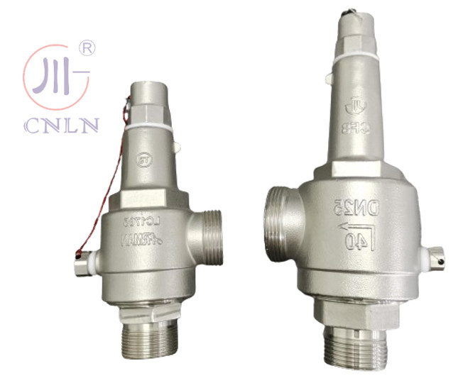 DN25/DN15 válvula de segurança criogénica de aço inoxidável para GNL/LOX/LN2/LAR/LCO2