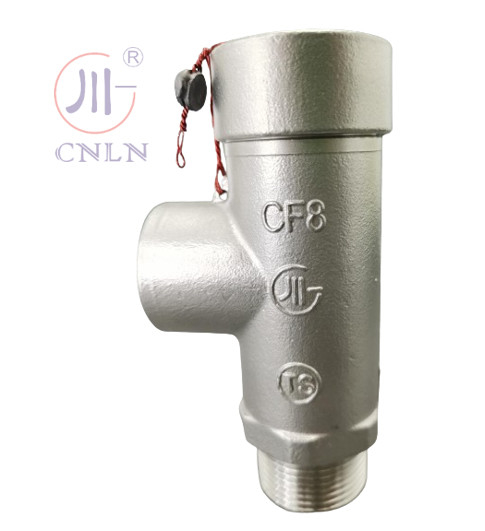 Válvula de segurança criogénica DN15 PN40 SS304/316 para tanque/squid/reboque