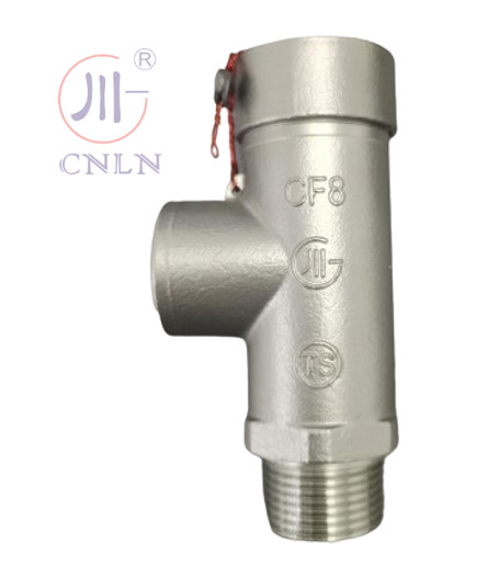 Válvula de segurança criogénica DN15 PN40 SS304/316 para tanque/squid/reboque