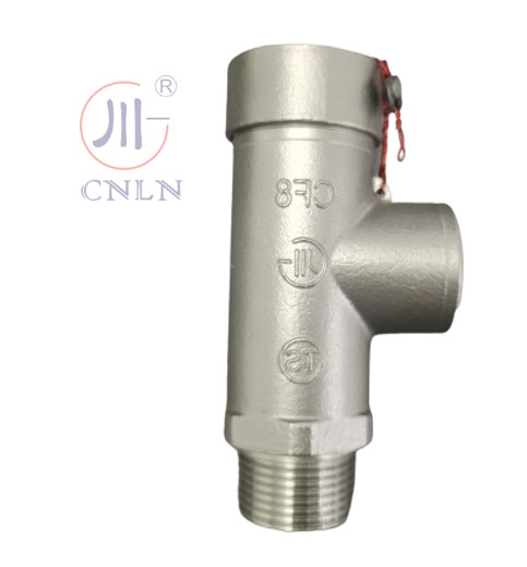 Válvula de segurança criogénica DN15 PN40 SS304/316 para tanque/squid/reboque