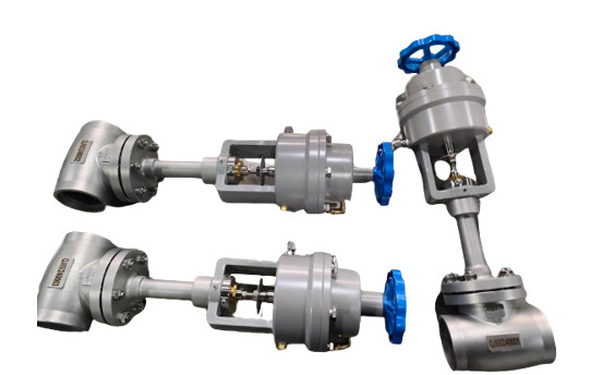 Válvula de desligamento de emergência da válvula criogénica Válvula com volante manual -196~+80 °C Para tanque de GNL LOX LIN LAR LCO2