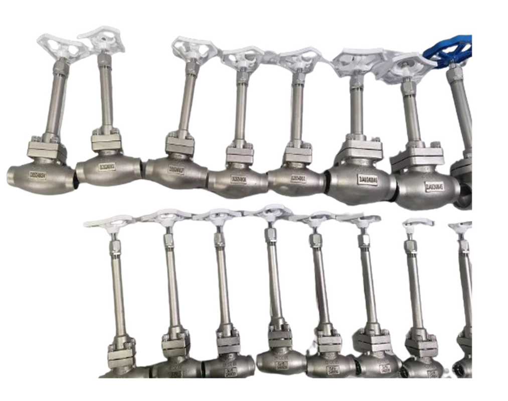 PN50 Solução de aquecimento da válvula de travagem criogénica para válvulas globulares -196~+80 °C para GNL LOX LIN LAR LCO2