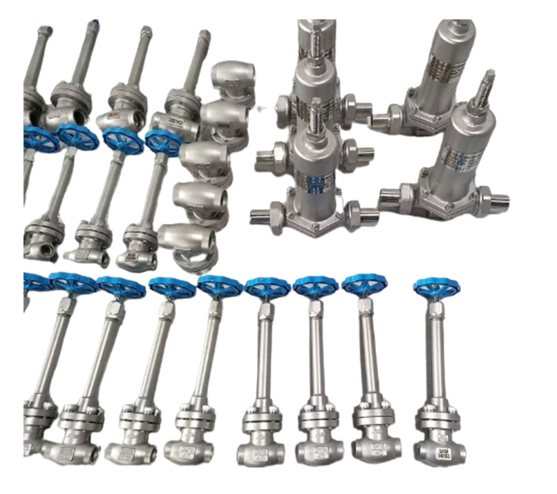 PN50 Solução de aquecimento da válvula de travagem criogénica para válvulas globulares -196~+80 °C para GNL LOX LIN LAR LCO2