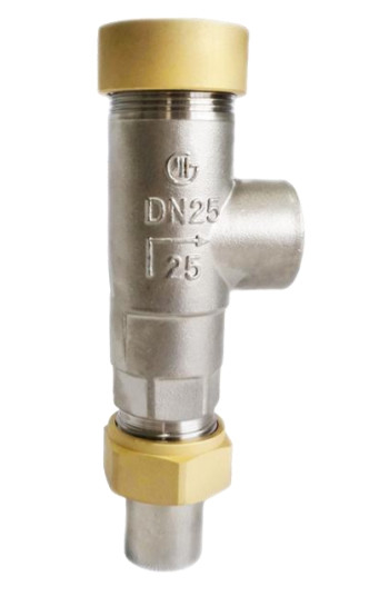 SS304/316 DN15 PN40 válvula de segurança criogénica de baixa elevação para tanque / deslizamento / contentor