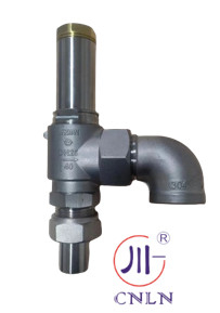 Válvula de segurança de vedação suave a baixa temperatura com cotovelo CF8 CF3 Para tanque de GNL LIN LOX LAR