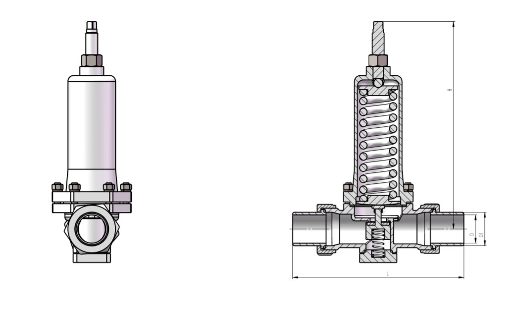 CF8/CF3 Tipo de ligação do fio do economizador criogénico para GNL/LOX/LN2/LAR