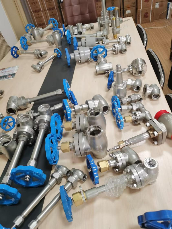 Válvula de controlo criogénica de flange Para tanque de gases líquidos LNG LOX LIN LAR LCO2