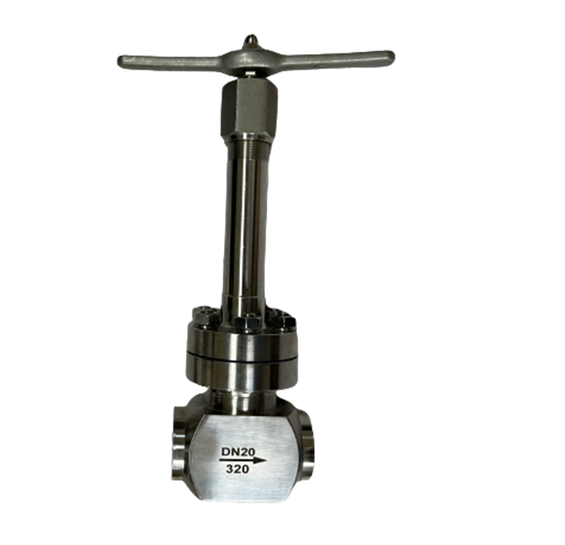 Valva de globo criogénica DJ61F-50P com pressão máxima de 5,0Mpa e faixa de temperatura de -196°C a +80°C para aplicações de GNL/LOX