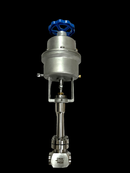 Válvula globo criogênica de alta pressão de 42 MPa com corpo da válvula CF8/CF3 para aplicações LNG/LOX/LIN e faixa de temperatura de -196 a +80°C