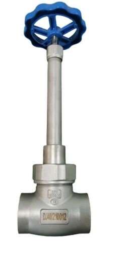 Válvula globular criogénica certificada CE com pressão máxima de 5,0Mpa e construção em aço inoxidável 304/316 para aplicações de GNL LOX LIN LAR