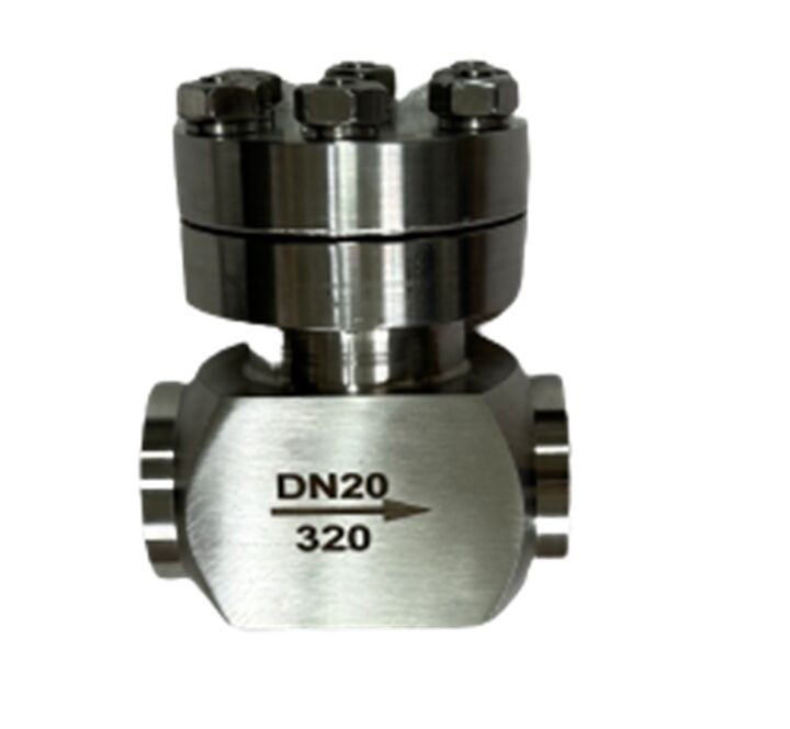 Válvula de retenção criogênica com pressão máxima de 320 Mpa Aço inoxidável 304/316 para faixa de temperatura de -196 a +80°C