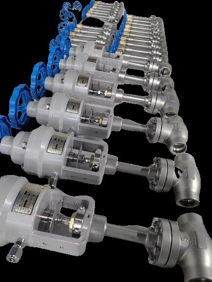 Válvula Globo Criogênica de Aço Inoxidável 304/316 com Faixa de Temperatura de -196 a +80°C e Pressão Máxima de 5.0Mpa