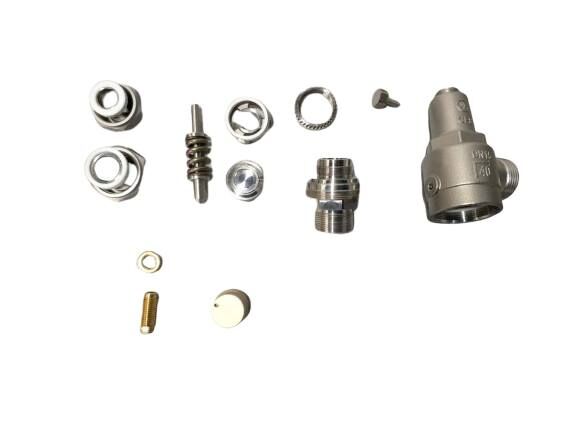 Válvula de Segurança Criogênica em Aço Inoxidável SS304/316 com Pressão Máxima de 4.0Mpa para Faixa de Temperatura de -196°C a +120°C