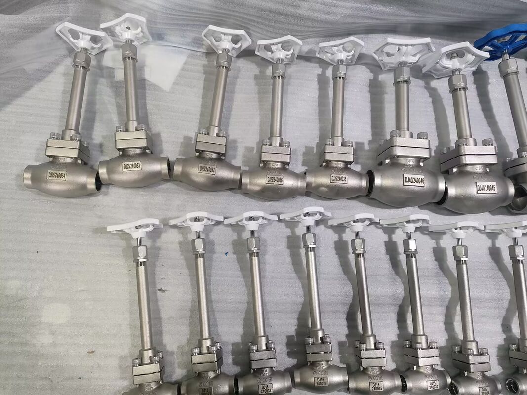 Válvula Globo Criogênica DN32 Aço Inoxidável 304/316 com Pressão Máxima de 5.0Mpa e Faixa de Temperatura de -196°C a +80°C