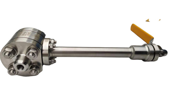 Válvula de bola criogênica SS304 do ANSI/ASTM para a soldadura de extremidade do tubo da extensão